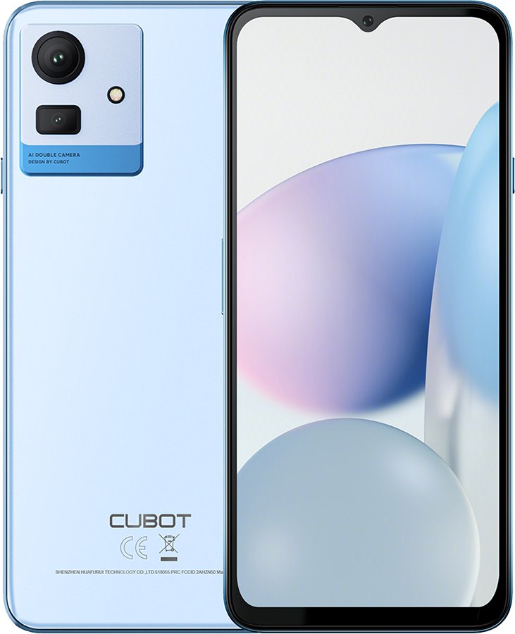 Custodia Portafoglio Con Supporto Per Cubot X30 - Pelle PU E TPU Blu - Slot Carte E Chiusura Magnetica