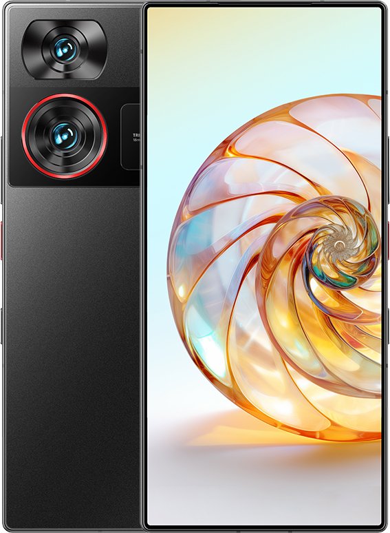 Custodia In Metallo E Vetro Temperato Per Nubia Z60 Ultra – Fibra Di Carbonio, Antiurto Nera