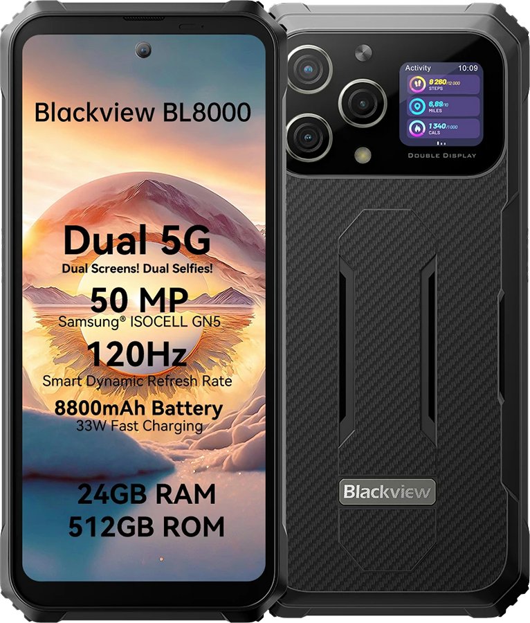Blackview BL8000 Official Introduction  Dual 5G! Dual Screens! Dual  Selfies! 